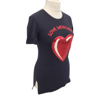 Moschino Love T-Shirt mit Herz-Motiv