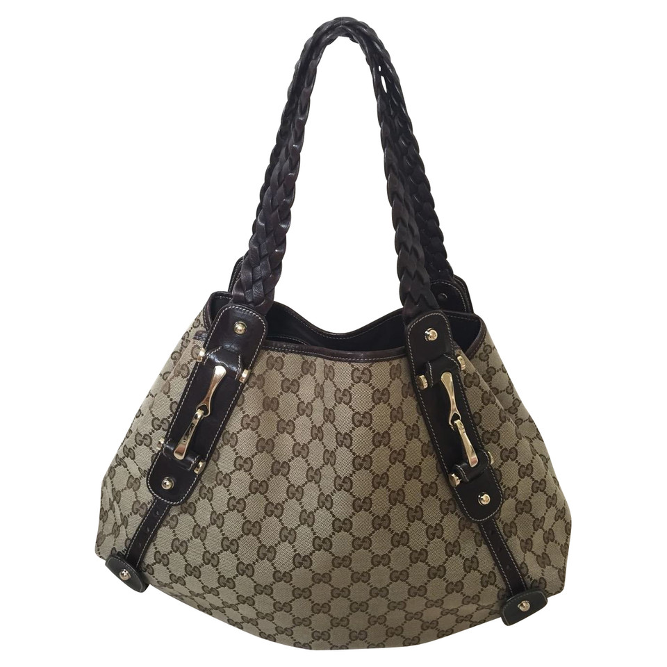 Gucci Schultertasche mit Guccissima-Muster