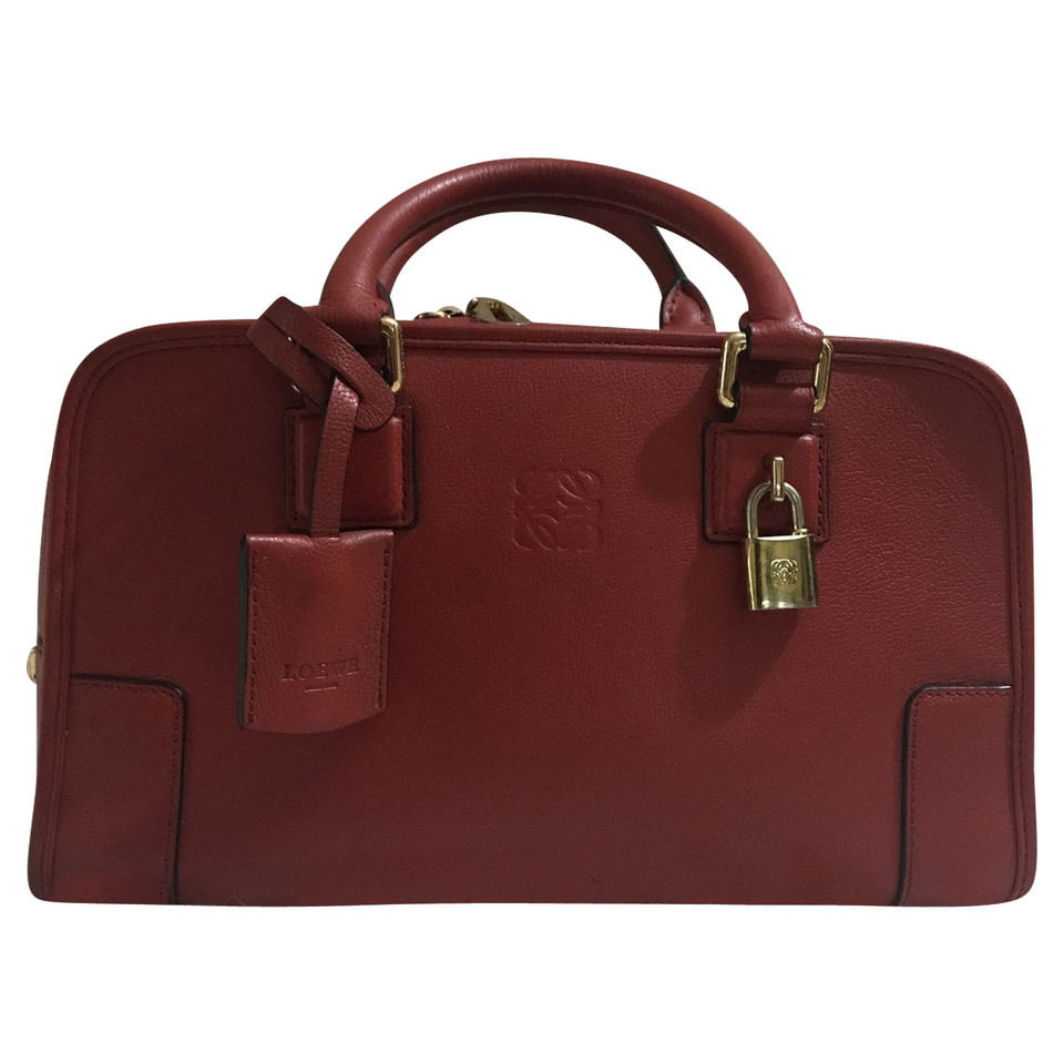 Loewe Amazona Leather in Red