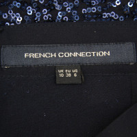 French Connection Shorts di paillettes in Blue