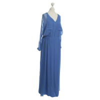 Kaviar Gauche Lange zijden jurk in lichtblauw