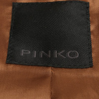 Pinko Lederjacke in Braun