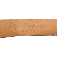 Reptile's House Belt Leather in Black