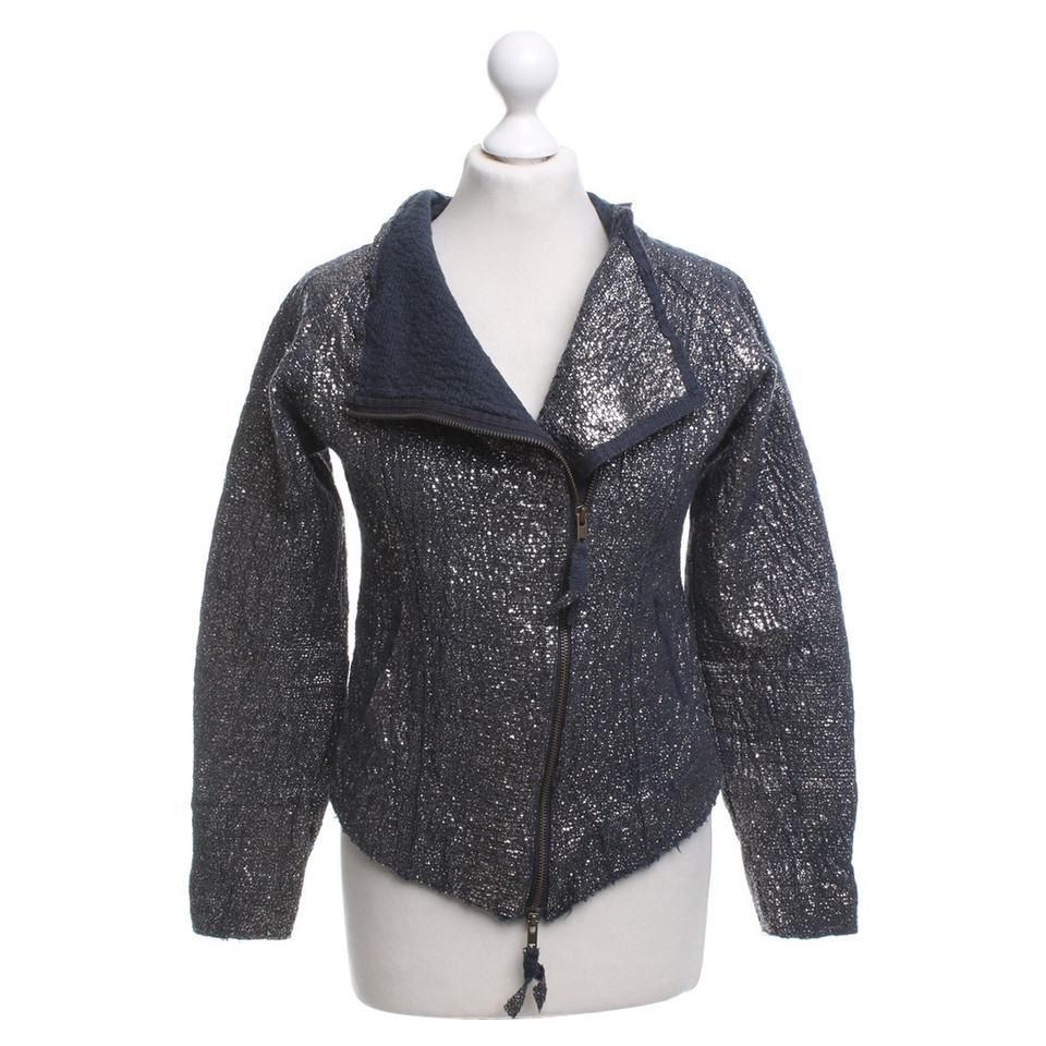 Humanoid Jacket in silver / blue