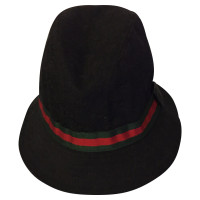 Gucci Chapeau/Casquette en Toile en Noir