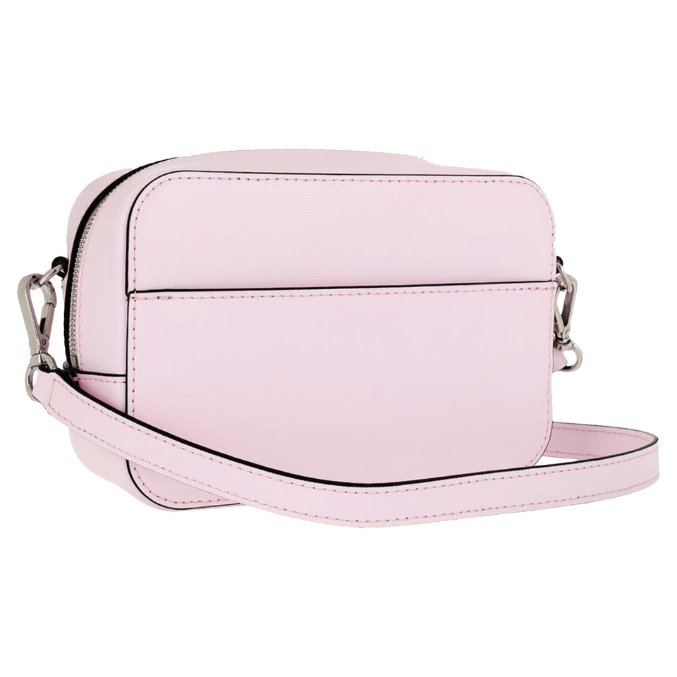 Ganni Sac de voyage en Cuir en Rose/pink