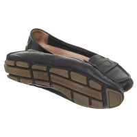 Bally Black penny loafers