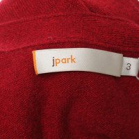 J Park Cashmere gilet in rosso