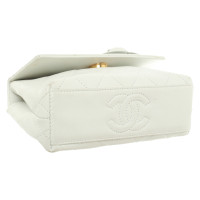 Chanel Handtasche aus Leder in Weiß