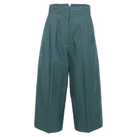 Jil Sander Paire de Pantalon en Coton en Vert