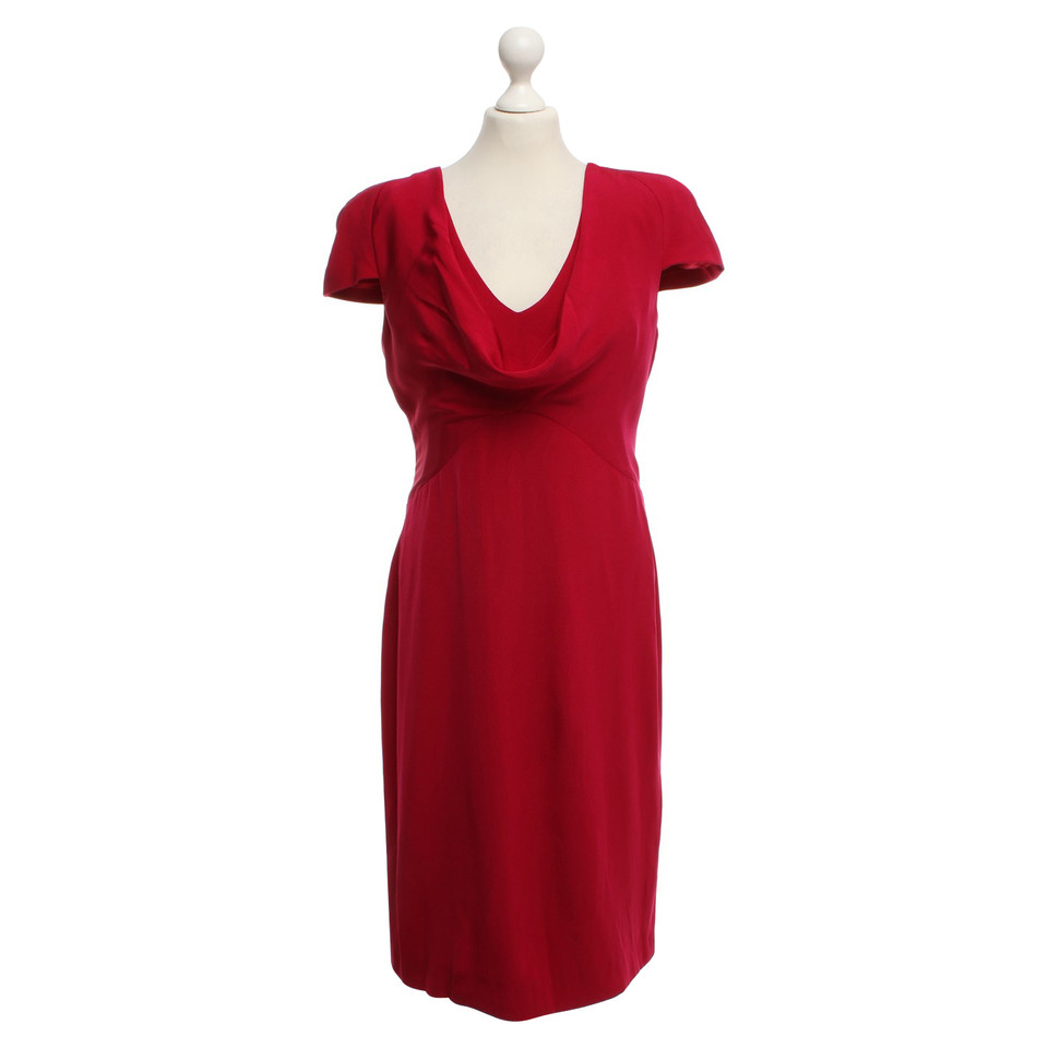 Alexander McQueen Robe rouge rubis