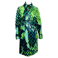 Diane Von Furstenberg Jacke/Mantel aus Baumwolle in Grün