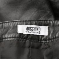 Moschino Cheap And Chic Rock aus Leder in Schwarz