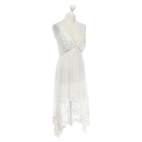 Zimmermann Kleid aus Seide in Weiß