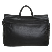 Longchamp Travel bag Leather in Black