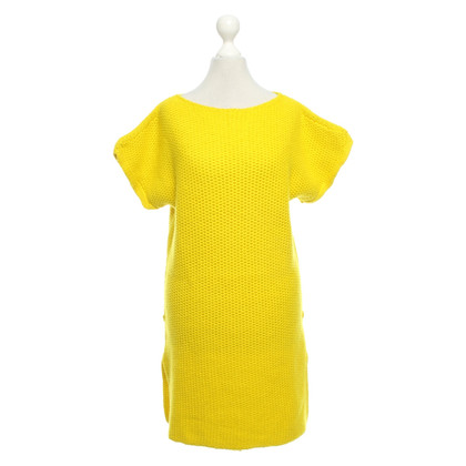 Hermès Kleid aus Wolle in Gelb