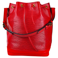 Louis Vuitton "Grand Noé Epi leather" in Red