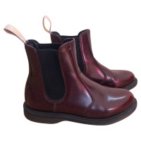 Dr. Martens Ankle boots Patent leather in Bordeaux
