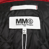 Mm6 By Maison Margiela Plush coat in red