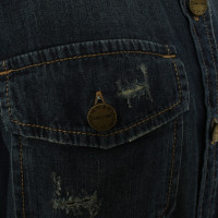 Current Elliott Jeans-Bluse in Blau