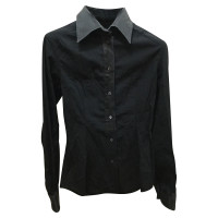 Dolce & Gabbana Zwarte zijden blouse