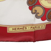Hermès silk scarf "Cendrillon" with motif print