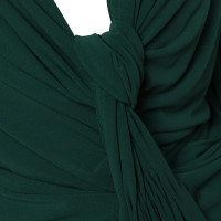 Alberta Ferretti Groene jurk met ruffle