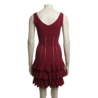 Alaïa Dress in Bordeaux red