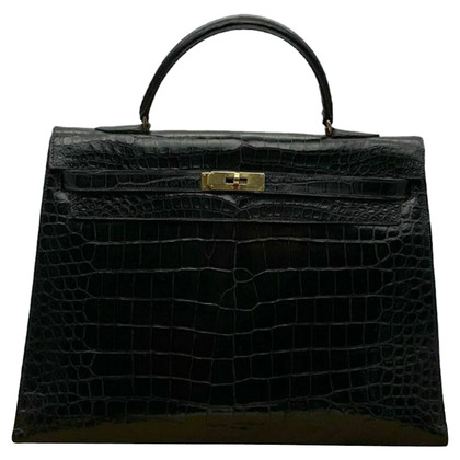 Hermès Kelly Bag 35 in Zwart