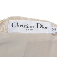 Christian Dior Jacke/Mantel in Beige