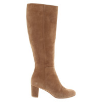 Gianvito Rossi Bottes en Daim en Marron