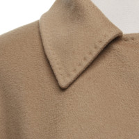 Max Mara Jacket/Coat Wool in Beige