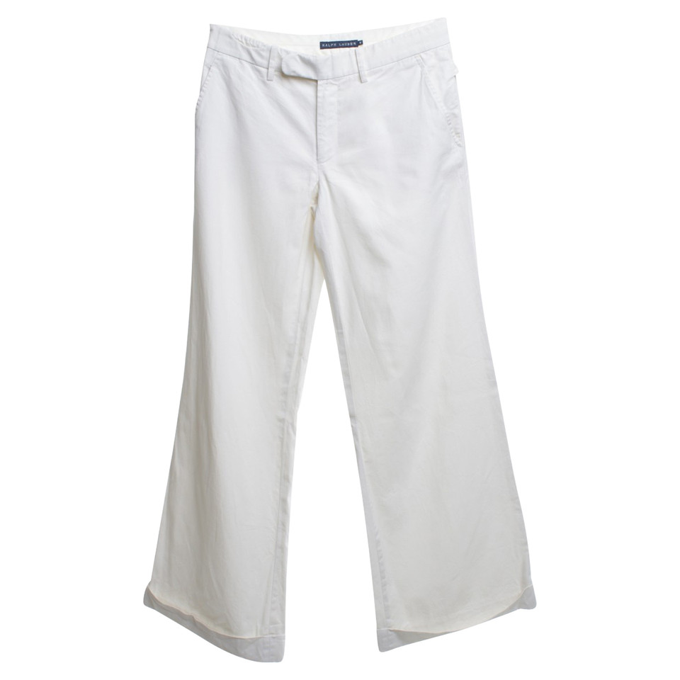 Ralph Lauren Pantaloni larghi in crema