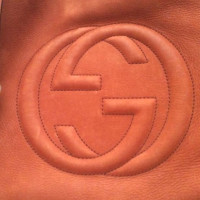 Gucci Soho Bag Leer in Oranje