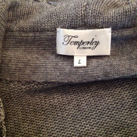 Temperley London Cappotto in maglia con filato fantasia