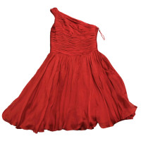Halston Heritage Vestito in Seta in Rosso