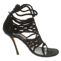 Manolo Blahnik Suede Strappy