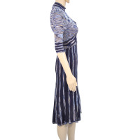 Karen Millen Gebreide jurk in blauw