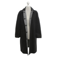 Aquascutum Omkeerbare jas in zwart / grijs