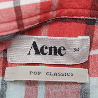 Acne Blouse with plaid pattern