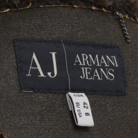 Armani Jeans Jacke aus Kunstleder/Webpelz