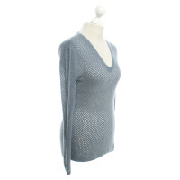 Allude Cashmere sweater in pigeon blue