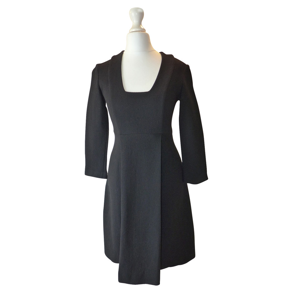 Emilia Wickstead  Robe en laine noire