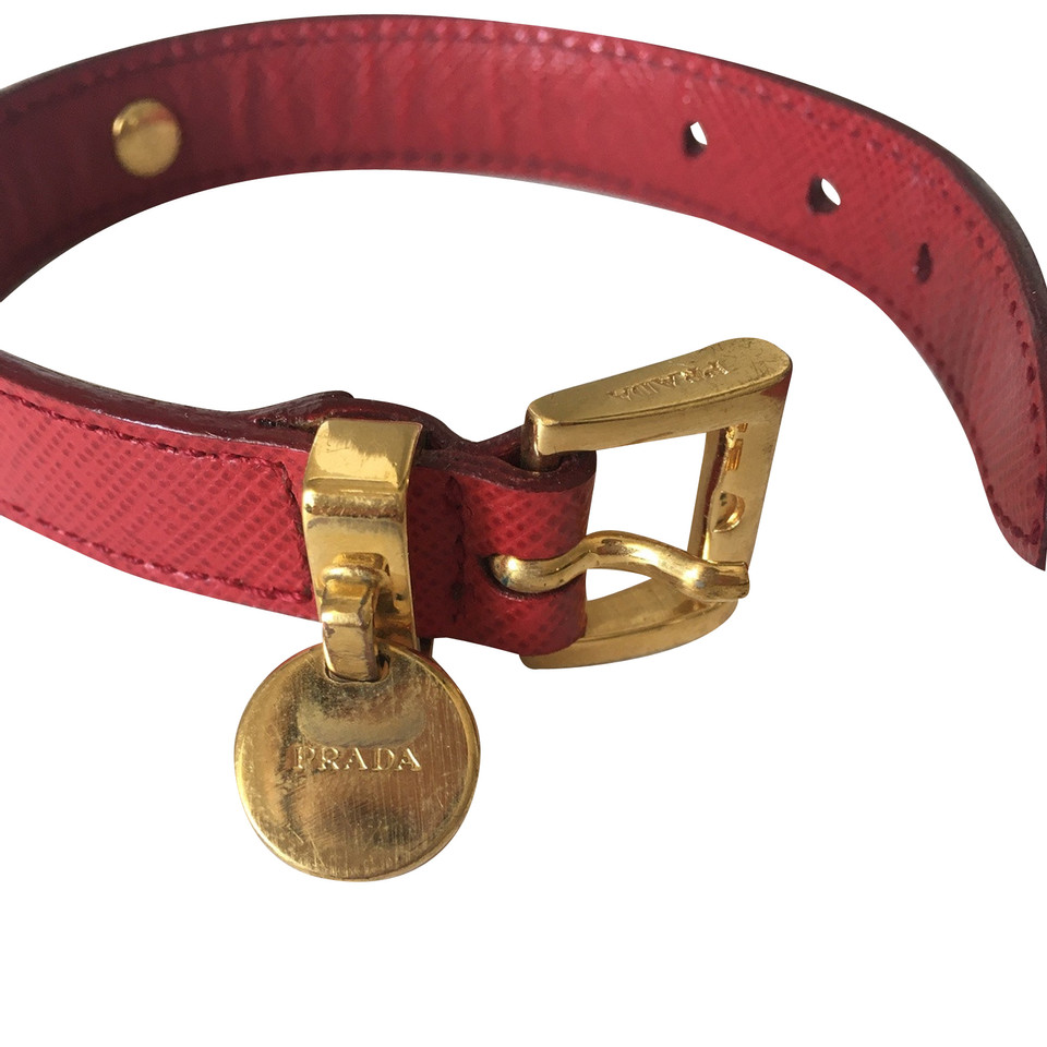 Prada Armband in Rood