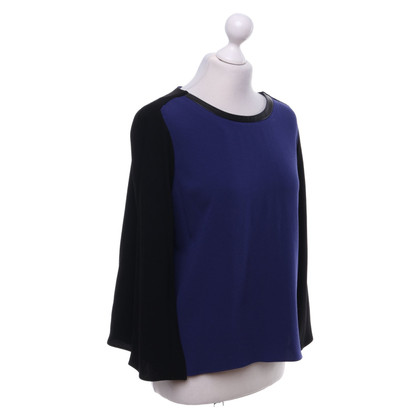 Maje top with black / blue