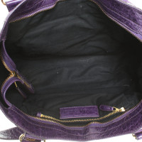 Balenciaga "Classic City Bag" in purple