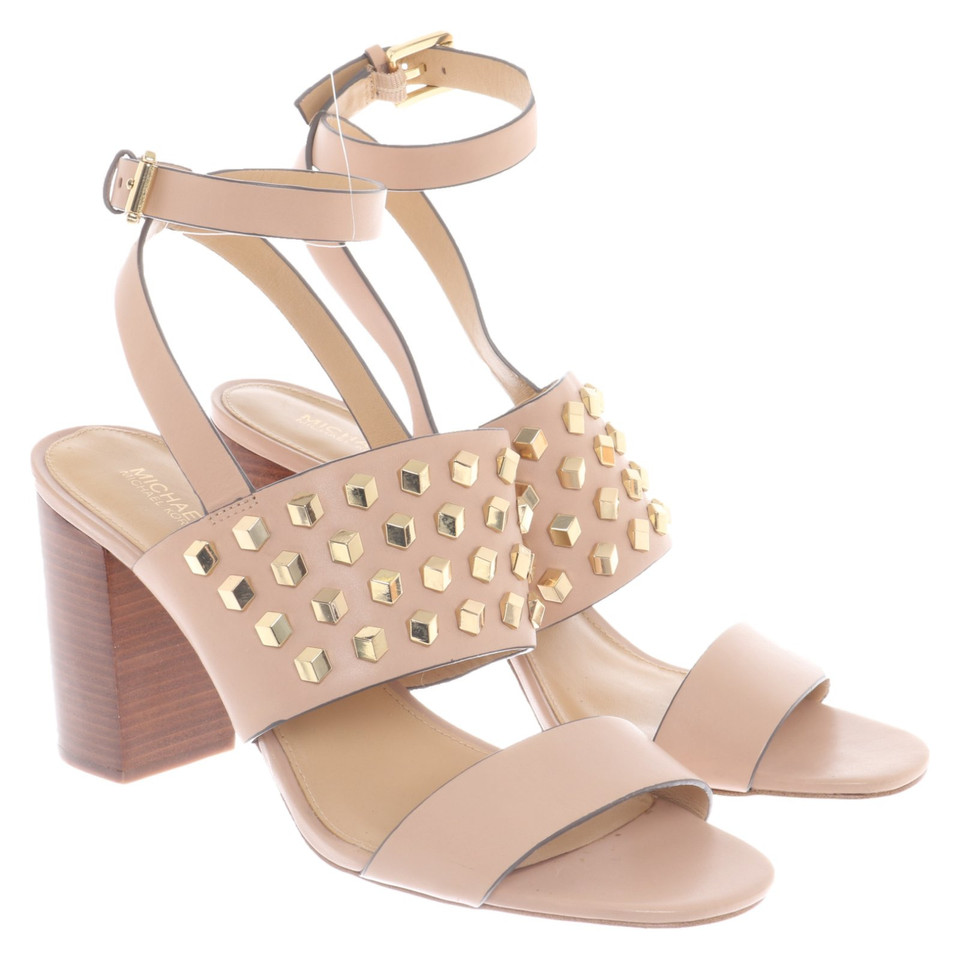 Michael Kors Sandals Leather in Nude