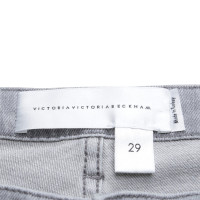 Victoria By Victoria Beckham Jeans in Hellgrau