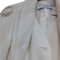 Christian Dior Giacca in lana con cintura