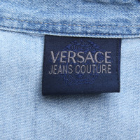 Versace Bluse im Denim-Look